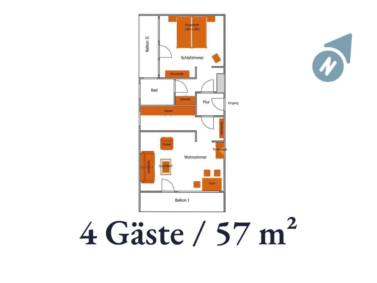 Grosse Moderne Ferienwohnung In Bester Bodenseelage L 1 Minute Zum Bodensee L 2 Zimmer L Vollausgestattete Kueche L Sonnenbalkon L Wlan L Willkommen Im Apartment Guettingen Радольфцелль  Экстерьер фото